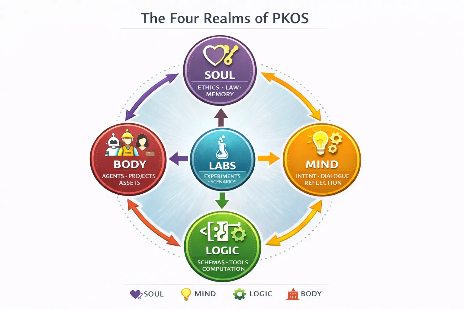 PKOS reasoning ecology diagram